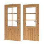 Douglas glasdeur compleet met kozijn en  links draaiend, Nieuw, Overige typen, Ophalen, 180 tot 250 cm