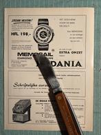 Advertentie 1972 Rodania Memosail Chronograph, Verzamelen, Verzenden, 1960 tot 1980, Nederland, Knipsel(s)