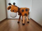 Handgemaakte Giraffe kruk, Ophalen of Verzenden, Zo goed als nieuw, Overige typen