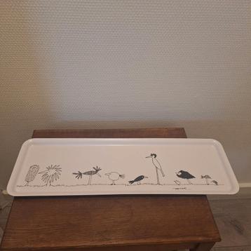 Vintage Ikea Onskedrom vogel dienblad 50x16 cm. beschikbaar voor biedingen