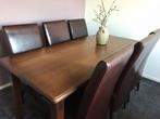 Eethoektafel 180 x 85, Huis en Inrichting, Ophalen, Gebruikt, 4 tot 6 stoelen