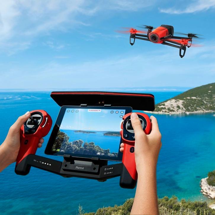 Parrot Bebop 1 incl Skycontroller, Audio, Tv en Foto, Drones, Gebruikt, Drone met camera, Ophalen of Verzenden