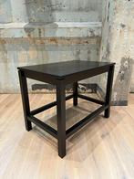 Zwart Tafeltje / Hoektafel – Strak & Industrieel, Huis en Inrichting, Ophalen, Gebruikt, Strak & Industrieel, 75 cm of meer