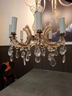 Hanglamp, Huis en Inrichting, Lampen | Hanglampen, Ophalen, Gebruikt, Glas, 50 tot 75 cm
