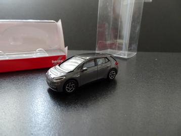 574 herpa 421126 volkswagen id 3 auto grijs 1:87 trein beschikbaar voor biedingen