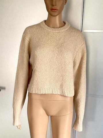 J26 Zara maat M=38/40 gebreide trui beige beschikbaar voor biedingen