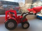 Duplo trekker met boer, Ophalen, Gebruikt, Losse stenen, Duplo