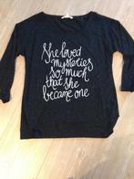 Nieuw longsleeve print zwart revelation mt xl 42 (b.35), Kleding | Dames, Verzenden, Zwart, Maat 42/44 (L), Nieuw