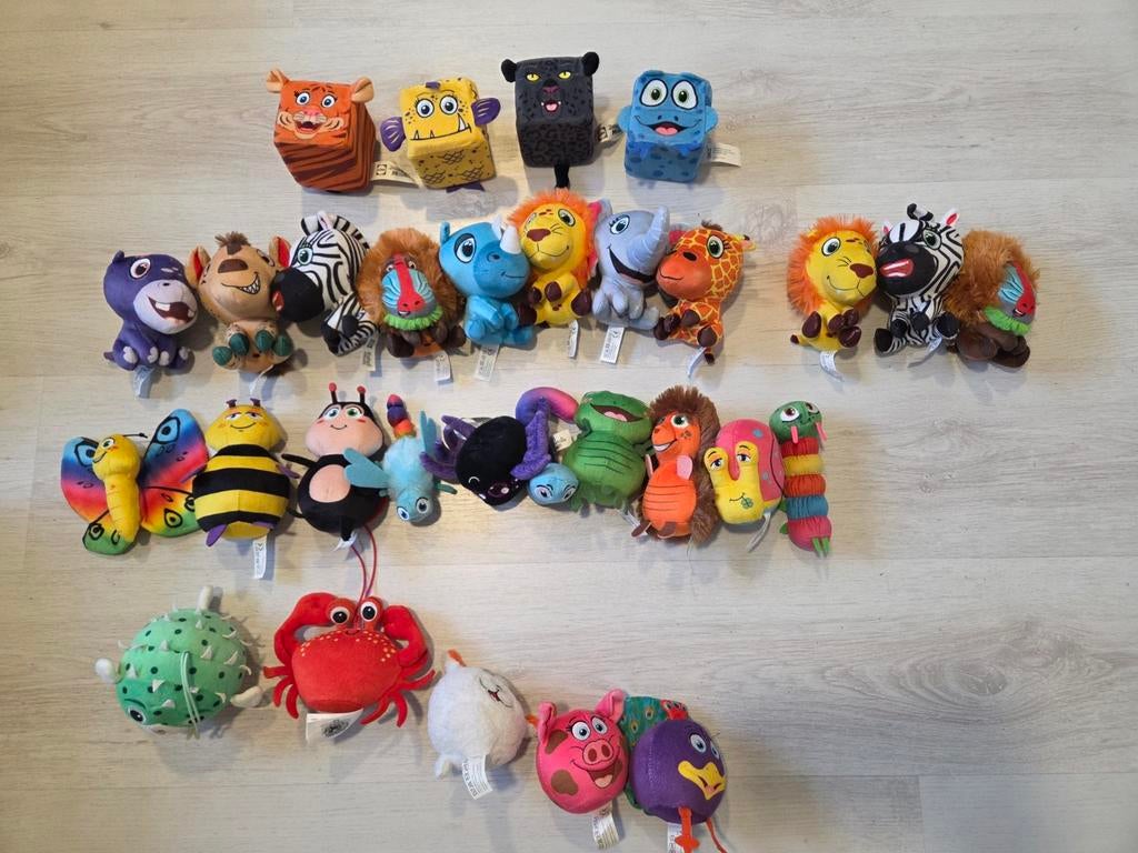 Lidl mini's 30 stuks jungle safari achtertuin aqua boerderij, Ophalen of Verzenden, Zo goed als nieuw, Overige typen