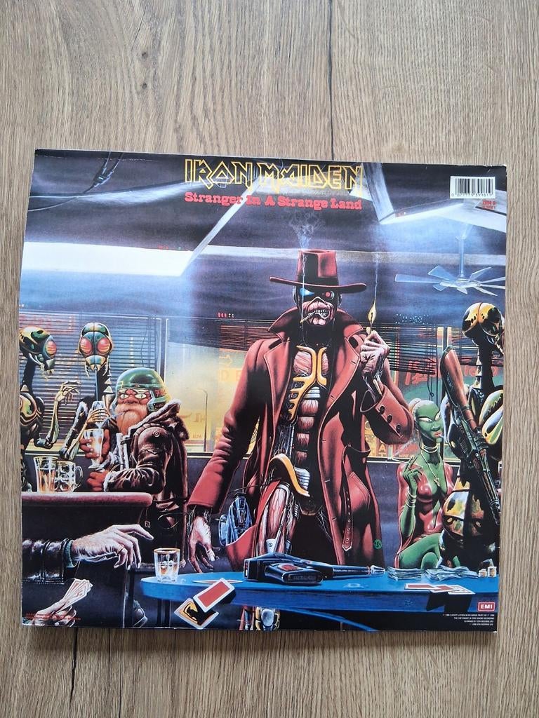 Iron Maiden - Stranger In A Strange Land/Wasted Years, Ophalen of Verzenden, Gebruikt