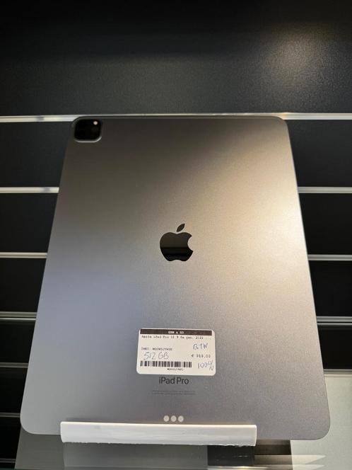 Apple iPad Pro 12.9 512GB 2022 - Space Gray - 2e hands - BTW, Computers en Software, Apple iPads, Zo goed als nieuw, Apple iPad
