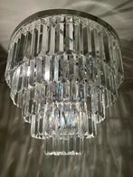 Bella kroonluchter/hanglamp - helder kristal - 5 laags, Huis en Inrichting, Lampen | Kroonluchters, Glas, Ophalen of Verzenden