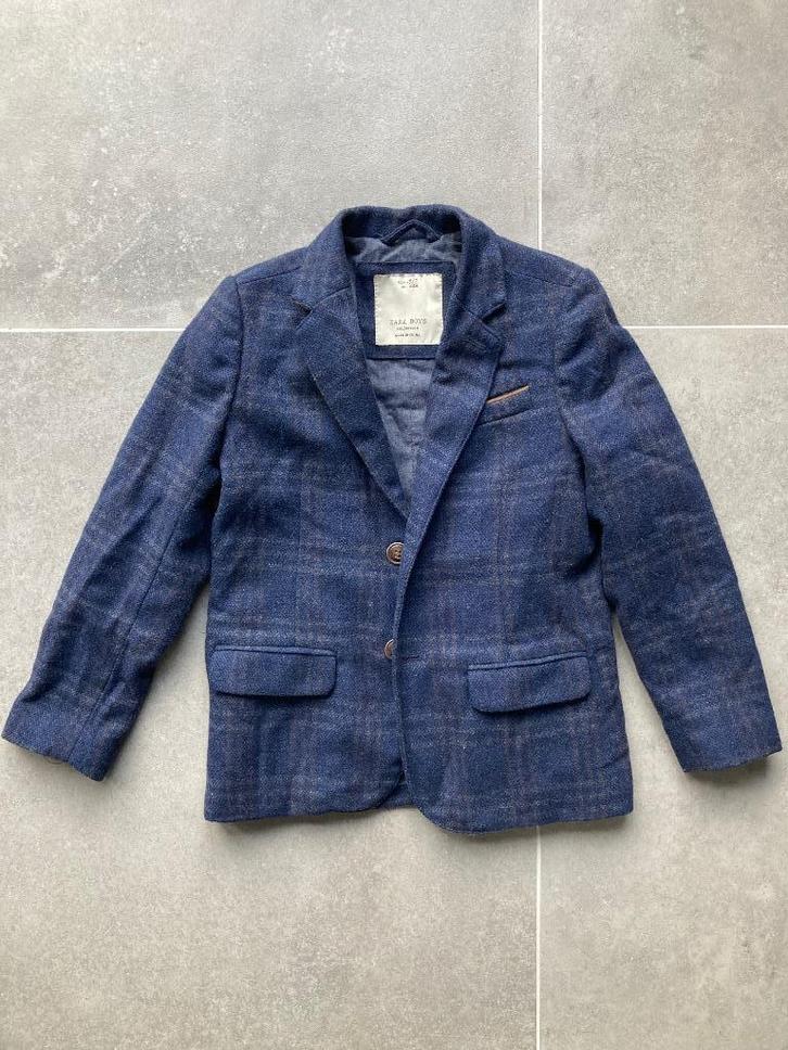 Colbert jongens Zara donkerblauw maat 122, Kinderen en Baby's, Kinderkleding | Maat 122, Zo goed als nieuw, Jongen, Jas, Ophalen of Verzenden