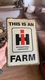 Wandbord international harvester decoratie agrarisch tractor, Ophalen, Nieuw
