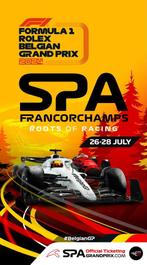 F1 grand prix België, Tickets en Kaartjes, Twee personen, Juli