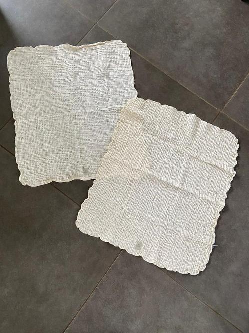 2 Nanami hydrofiele mousseline doeken hartjes z.g.a.n., Kinderen en Baby's, Badjes en Verzorging, Zo goed als nieuw, Overige typen