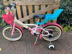Btwin docto girl meisjes fiets 16 inch, Fietsen en Brommers, Ophalen, Zijwieltjes, Btwin Decathlon, 16 tot 20 inch