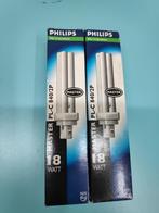 2x Philips Master PL-C 840/2P 18W PL lamp, Ophalen of Verzenden, Minder dan 30 watt, Overige fittingen, Spaarlamp