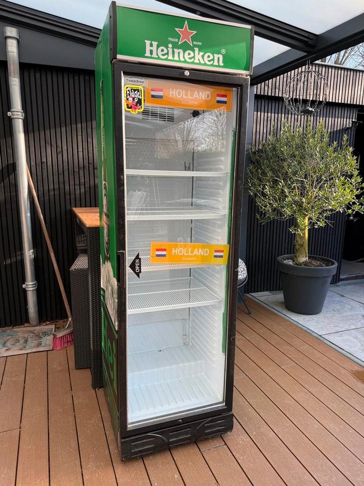 Heineken Koelkast, Witgoed en Apparatuur, Koelkasten en IJskasten, Gebruikt, Zonder vriesvak, 200 liter of meer, 160 cm of meer