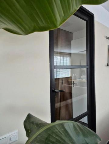 Hardhouten steellook deur incl deurbeslag  beschikbaar voor biedingen