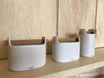 3x Eva Solo toolbox / Voorraadpot van Keramiek in Wit, Ophalen of Verzenden, Gebruikt