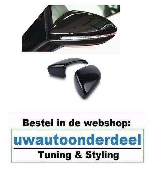 Vw Golf 7 Glans Zwart Spiegelkappen GTI TDI R20 GTE, Auto diversen, Tuning en Styling, Verzenden