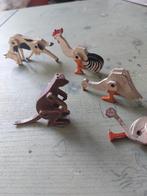 Vintage Houten Boerderijdieren & Aap, Ophalen of Verzenden