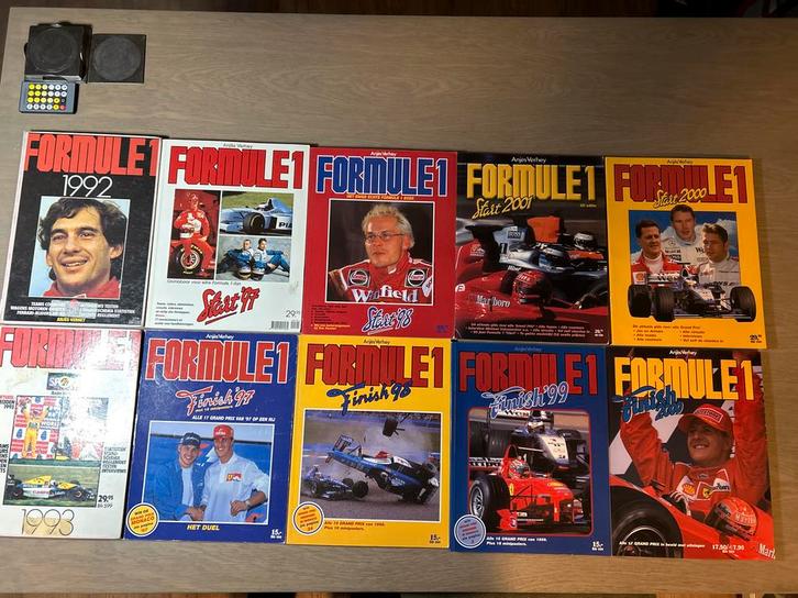 Formule 1 Boeken Anjès Verhey - Diverse Jaren, Boeken, Auto's | Folders en Tijdschriften, Gelezen, Algemeen, Ophalen of Verzenden