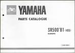 Yamaha SR500 Parts List europe (2306z), Motoren, Verzenden, Yamaha