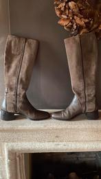 Panara suede met lederenLaarzen, maat 37, Hoge laarzen, Ophalen of Verzenden, Gedragen, Bruin