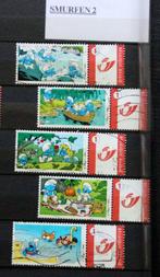 Belgie duostamps strips smurfen Peyo Schtroumpfs 2 compleet, Postzegels en Munten, Verzenden, Gestempeld