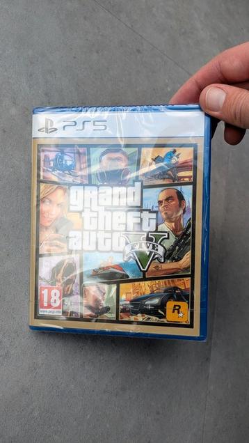 GTA 5 voor de PS5 NIEUW in plastic beschikbaar voor biedingen