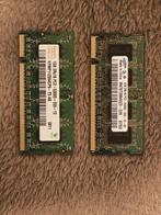2x 1GB DDR2 Geheugen, Computers en Software, RAM geheugen, Ophalen, Gebruikt, DDR2, 2 GB
