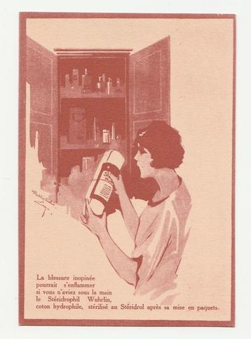 Reclame.  Stéridrophil Wuhrlin.   Illustrateurs. beschikbaar voor biedingen