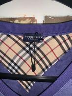 Burberry London Heren Trui XL, Paars, Maat 56/58 (XL), Ophalen of Verzenden, Zo goed als nieuw