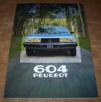 brochure Peugeot 604 modellen 1980, Boeken, Overige merken, Ophalen of Verzenden, Zo goed als nieuw