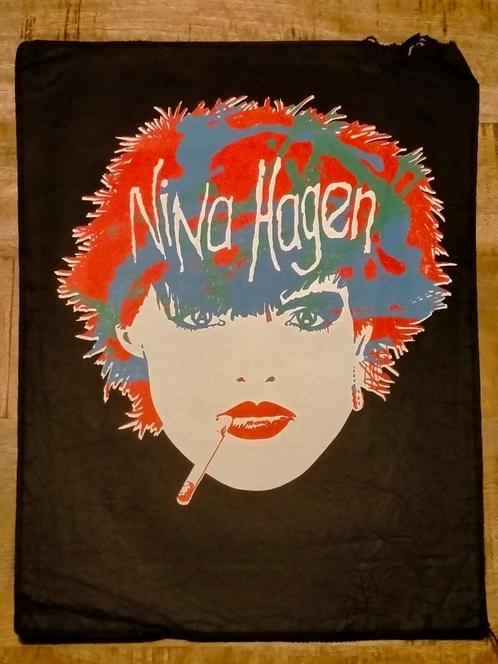 Nina Hagen punk pop vintage artiest kleding backpatch RARE, Verzamelen, Muziek, Artiesten en Beroemdheden, Gebruikt, Kleding, Verzenden