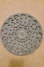 Mooie Mandala Wanddecoratie - Hout - Grijs, Huis en Inrichting, Ophalen of Verzenden, Nieuw