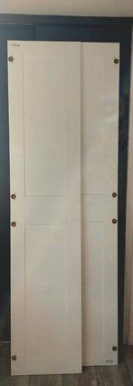Ikea Grimo deuren voor Pax kast 2 stuks wit 50x229, Ophalen, Gebruikt, 50 tot 100 cm, 200 cm of meer