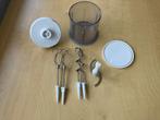 Diverse accessoires voor Bosch MFQ4080/02 Premium Handmixer, Ophalen of Verzenden, Gebruikt, Vaatwasserbestendig