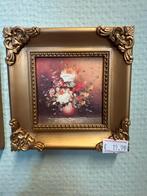 Miniatuur Olieverf Schilderij Bloemen, Antiek en Kunst, Kunst | Schilderijen | Klassiek, Ophalen