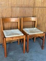 Vintage stoelen, Ophalen, Riet of Rotan, Gebruikt, Twee