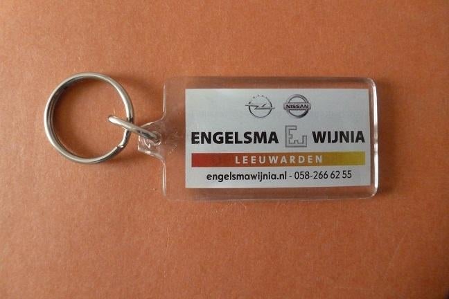 retro OPEL sleutelhanger nieuw Engelsma en Wijnia + Deinum, Ophalen, Nieuw, Overige typen