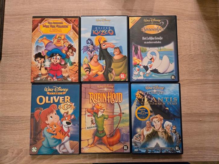 Disney DVD Collectie - 6 Films, Cd's en Dvd's, Dvd's | Kinderen en Jeugd, Zo goed als nieuw, Film, Avontuur, Boxset, Alle leeftijden