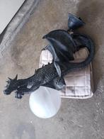 Draken lamp, Ophalen, Gebruikt, Glas, Minder dan 50 cm