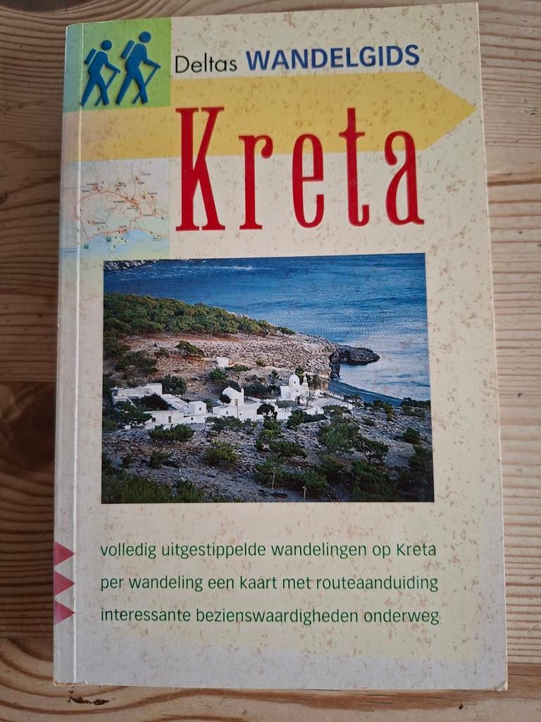 Deltas wandelgids - Kreta, Overige merken, Fiets- of Wandelgids, Europa, Ophalen of Verzenden
