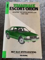 Vraagbaak Ford Escort/Orion, Ophalen of Verzenden, Zo goed als nieuw