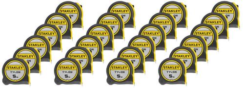 Stanley 0-30-697/24 24 x Rolbandmaat Tylon 5m - 19mm, Doe-het-zelf en Verbouw, Gereedschap | Handgereedschap