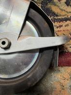Bok en zwenkwielen zwaar rubber, Doe-het-zelf en Verbouw, Zwenkwielen, Ophalen of Verzenden, Zo goed als nieuw