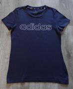 Donker blauw t-shirt Adidas maat 164, Kinderen en Baby's, Kinderkleding | Maat 164, Meisje, Zo goed als nieuw, Shirt of Longsleeve